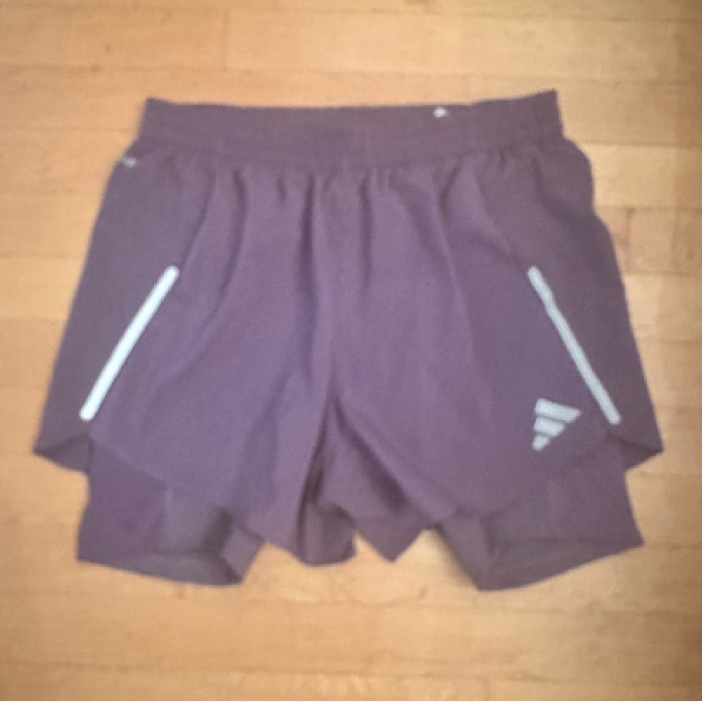 Adidas Designed 4 Running 2-in-1 Shorts , Purple